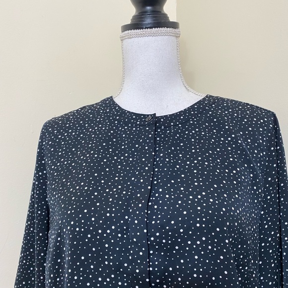 J.crew long Sleeves polka dot blouse size Small - Picture 6 of 7